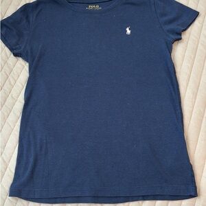 Polo by Ralph Lauren Navy Short-Sleeve Tee with White Logo